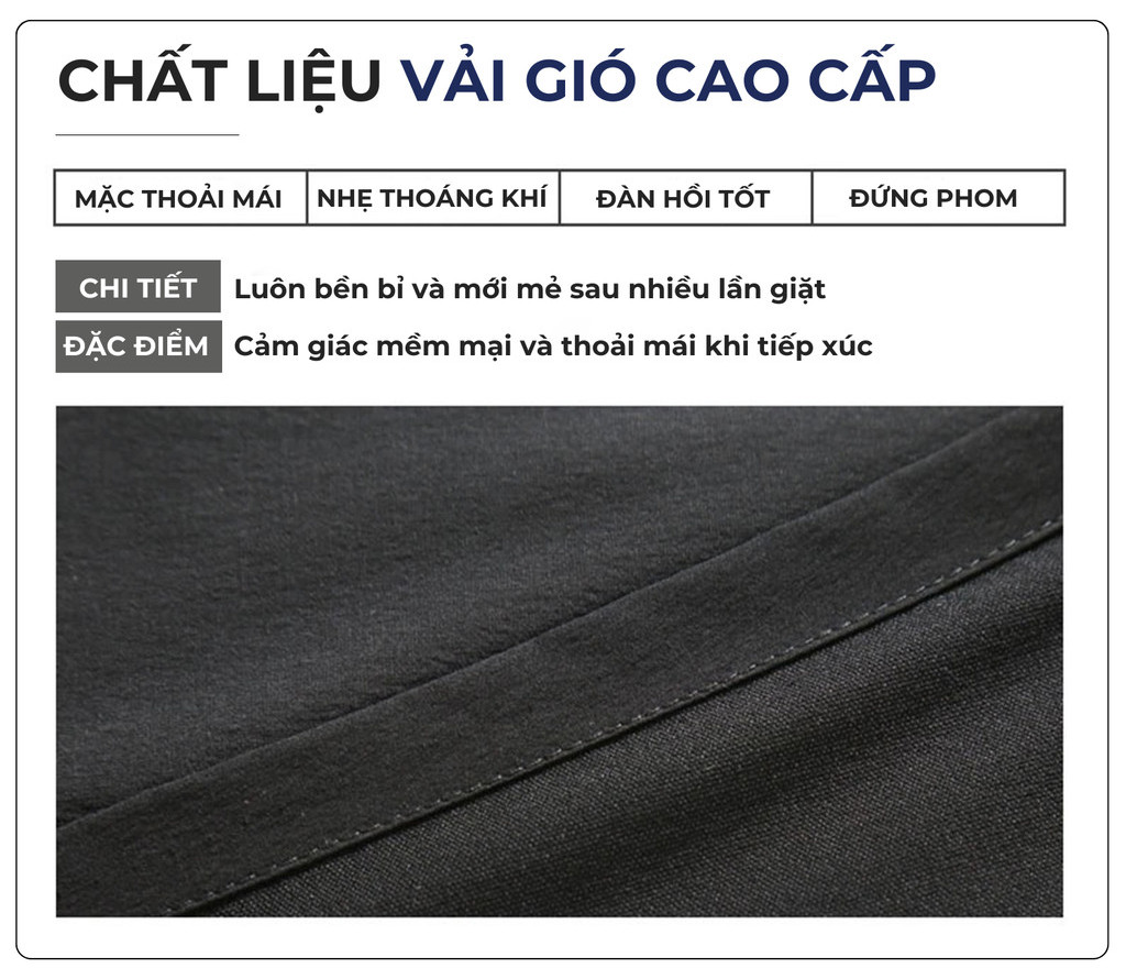 Mô tả Bộ quần áo thể thao SIXMEN [Tặng Kèm Hộp Quà] vải gió cao cấp xịn mềm mại co giãn vận động thoải mái - 6