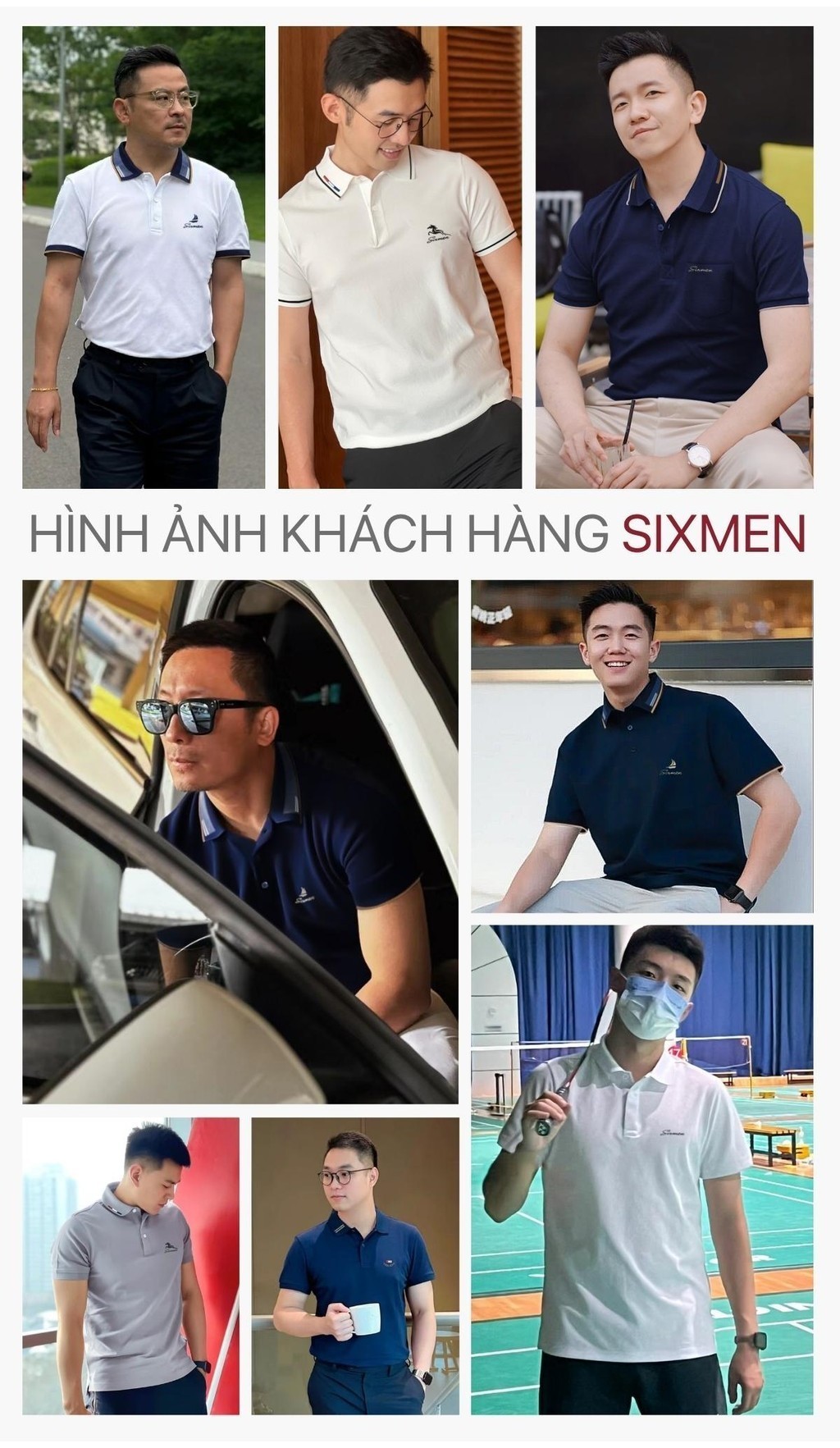 Bảng size áo polo SIXMEN