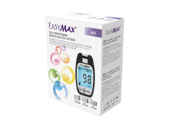 EASY MAX MU - Máy thử đường huyết EasyMax, test tiểu đường, đái tháo ...