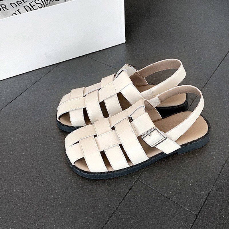 Mô tả Dép sandal nữ quai đan FAROSA - TH33 giày sục nữ quai hậu rọ đan lên chực xinh - 2