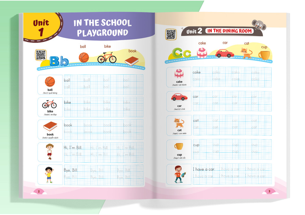 Mô tả Sách - Luyện Viết Chữ Từ Vựng Tiếng Anh Theo Chương Trình Sách Giáo Khoa - MEGA - 2