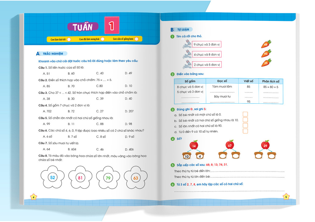 Mô tả Sách Tham Khảo -Phiếu Bài Tập Cuối Tuần Toán 2 (35 Tuần Học) - MEGABOOK - 3