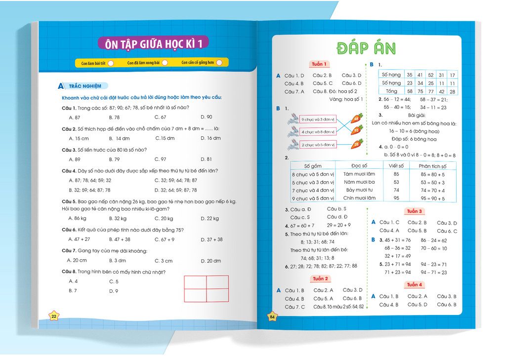 Mô tả Sách Tham Khảo -Phiếu Bài Tập Cuối Tuần Toán 2 (35 Tuần Học) - MEGABOOK - 4