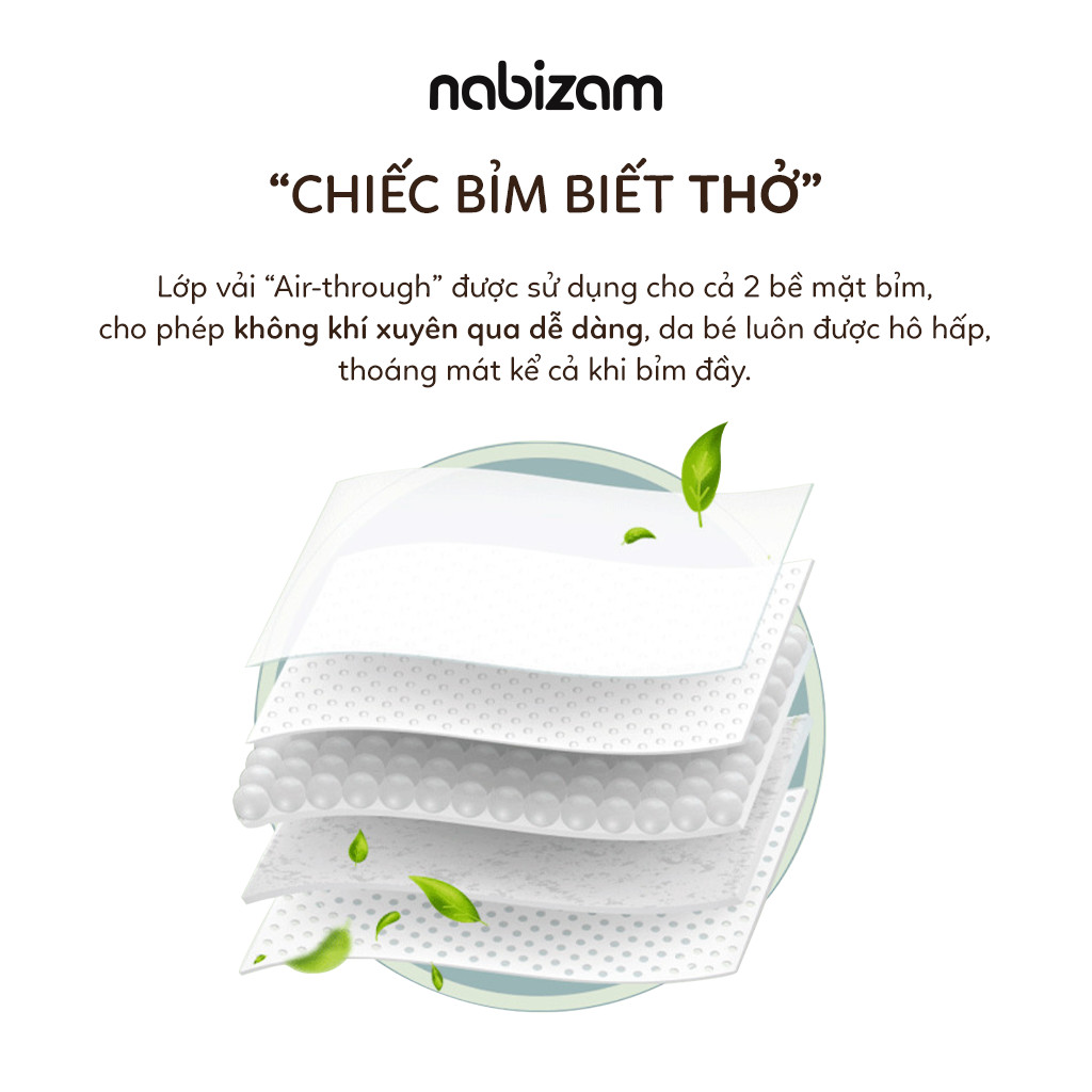 Mô tả Tã/Bỉm Đêm NABIZAM Signature Nội Địa Hàn, Mềm Mại, Siêu Thấm Hút Size L30/XL26/2XL22/3XL20 Cho Bé 8-25k - 7