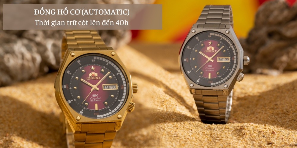 Mô tả Đồng hồ Orient Automatic Watch SK Sports RA-AA0B0 nam máy cơ kính chống xước, chống nước, dây thép cao cấp chính hãng - 5