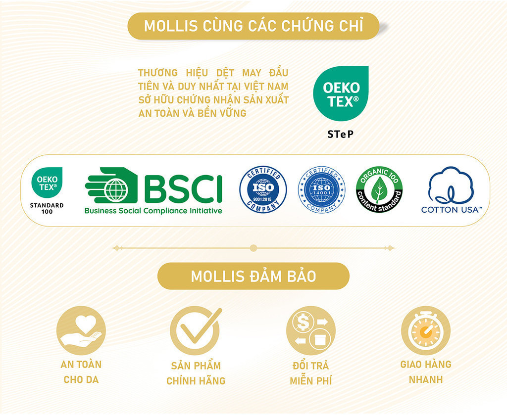Mô tả Khăn Tay Mollis Cotton 30x42cm Khăn Cao Cấp Mềm Mịn Thấm Hút Không Ra Màu Không Xù Đồ Lông Gia Đình Spa Khách Sạn HM50 - 2