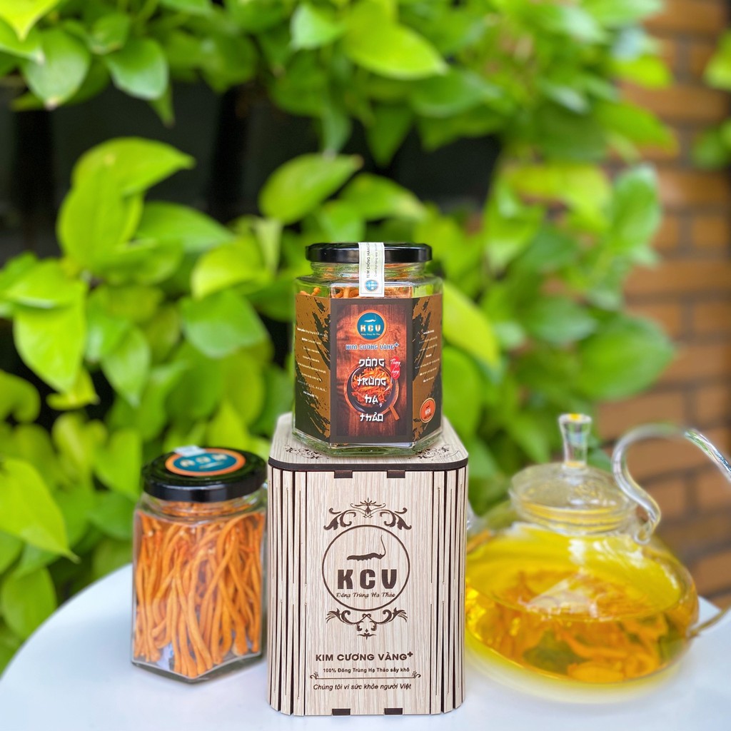 Mô tả Đông Trùng Hạ Thảo Tăng Đề Kháng Kim Cương Vàng lọ 10Gr/Hộp Giấy - 1