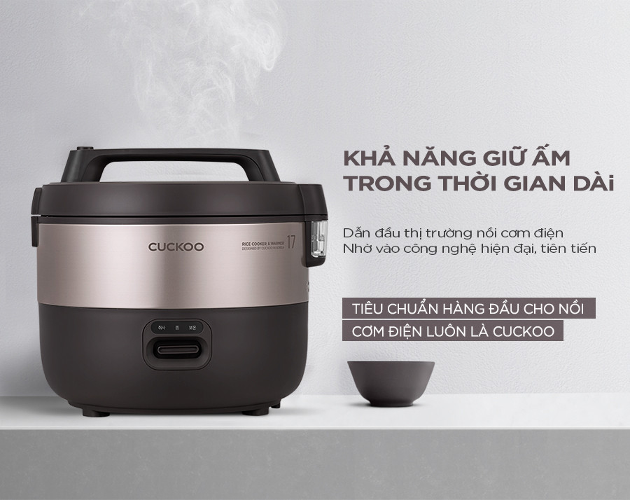 Mô tả Nồi Cơm Điện Cuckoo 3 lít CR-1755- Lòng nồi chống dính- Hàng chính hãng- Bảo hành 2 năm - 2