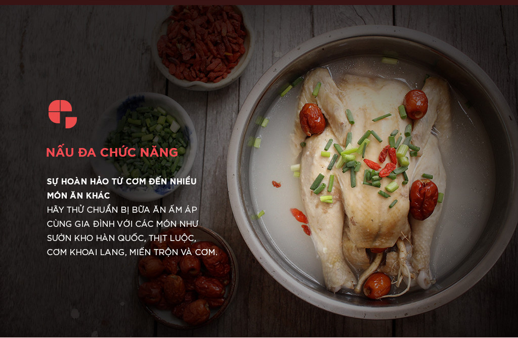 Mô tả Nồi cơm điện tử áp suất Cuckoo 1.8L CRP-QW1000F (tiếng Anh) - Lòng nồi phủ men Xwall độc quyền - Sản xuất tại Hàn Quốc - 8