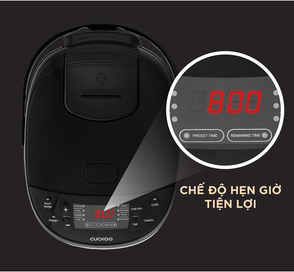 Mô tả Nồi cơm điện tử Cuckoo 1.08L CR-0680F đa chức năng, thiết kế hiện đại - Bảo hành 2 năm - Hàng chính hãng Cuckoo - 7