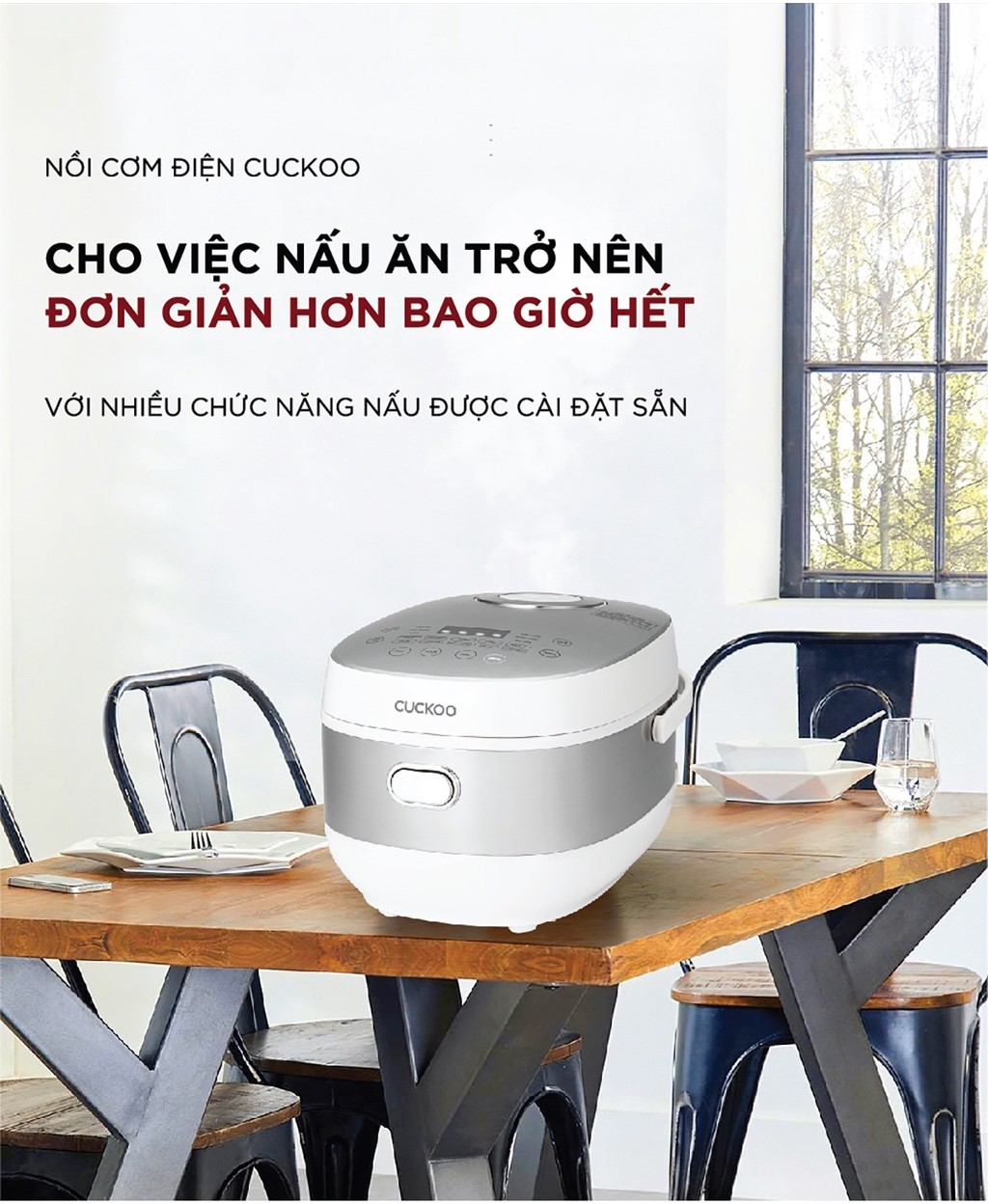 Mô tả Nồi cơm điện tử Cuckoo 1.08L CR-0690F nhiều chế độ nấu,- Bảo hành 2 năm - 2