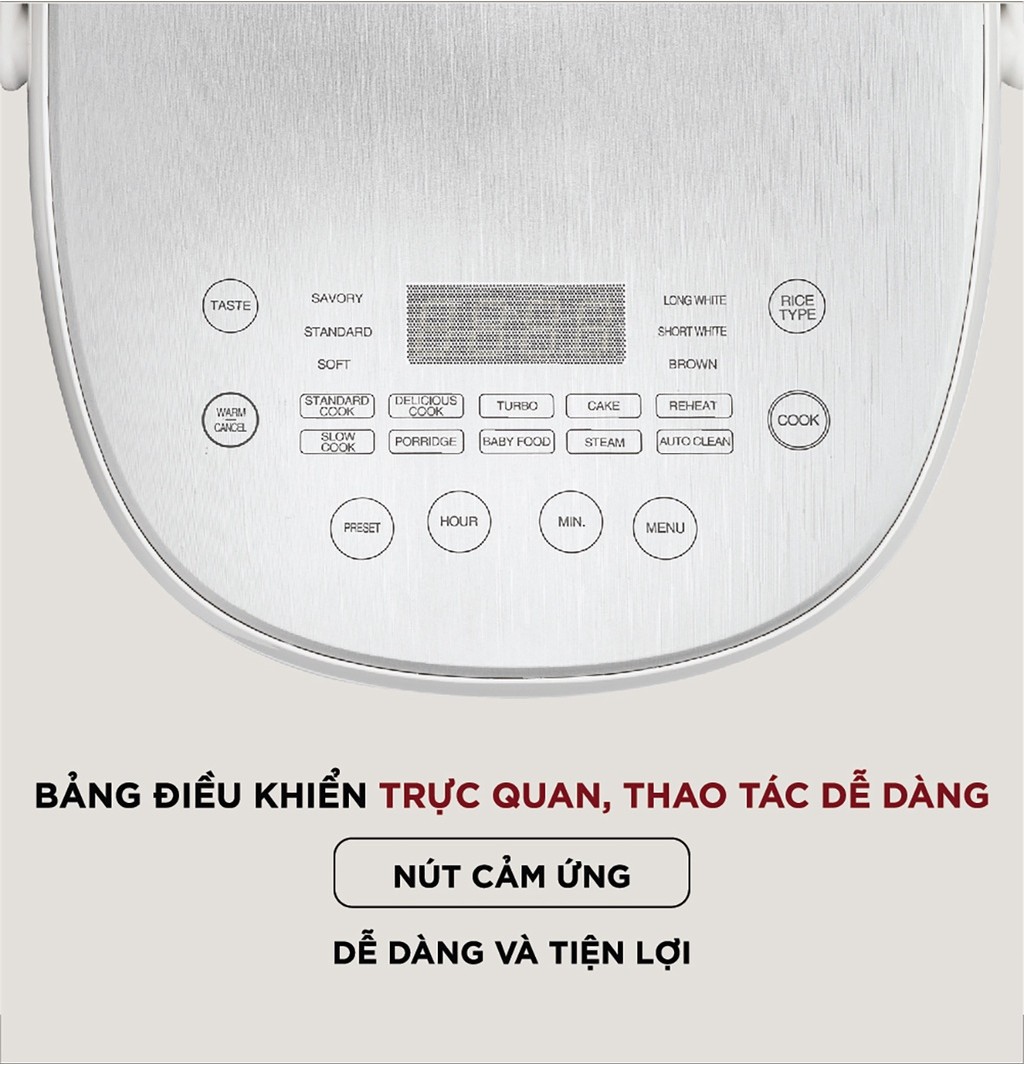 Mô tả Nồi cơm điện tử Cuckoo 1.08L CR-0690F nhiều chế độ nấu,- Bảo hành 2 năm - 7
