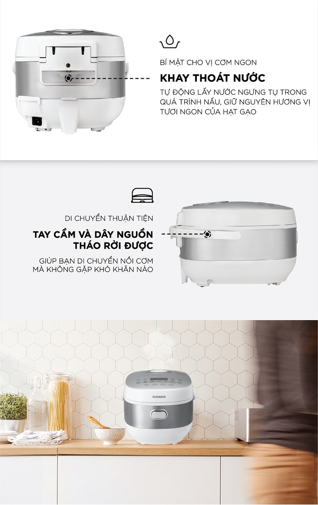 Mô tả Nồi cơm điện tử Cuckoo 1.08L CR-0690F nhiều chế độ nấu,- Bảo hành 2 năm - 10
