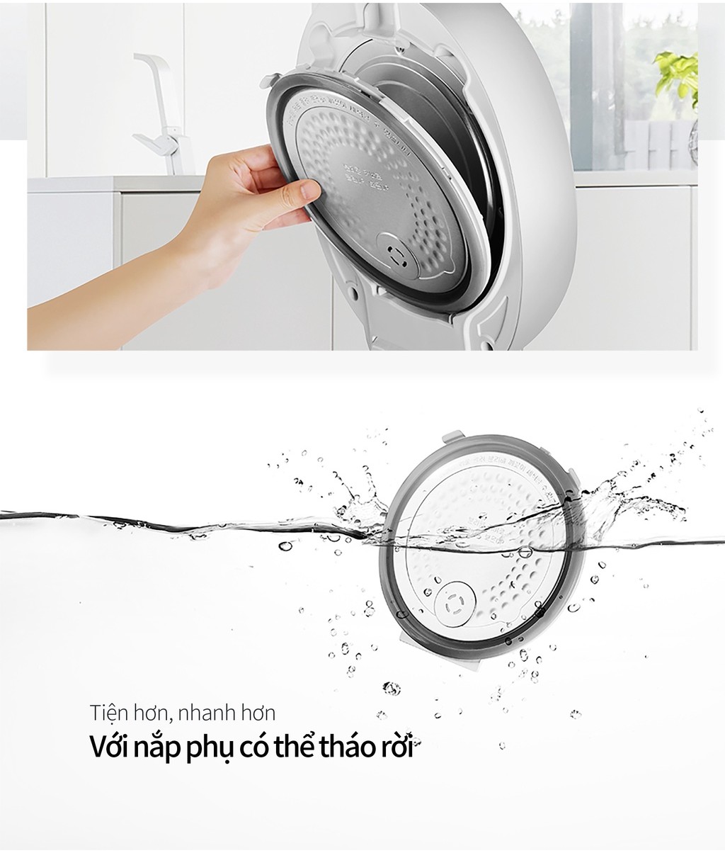 Mô tả Nồi cơm điện tử CUCKOO CR-0675F phiên bản quốc tế 1,08 lít- Lòng nồi chống dính - Hàng chính hãng - 8