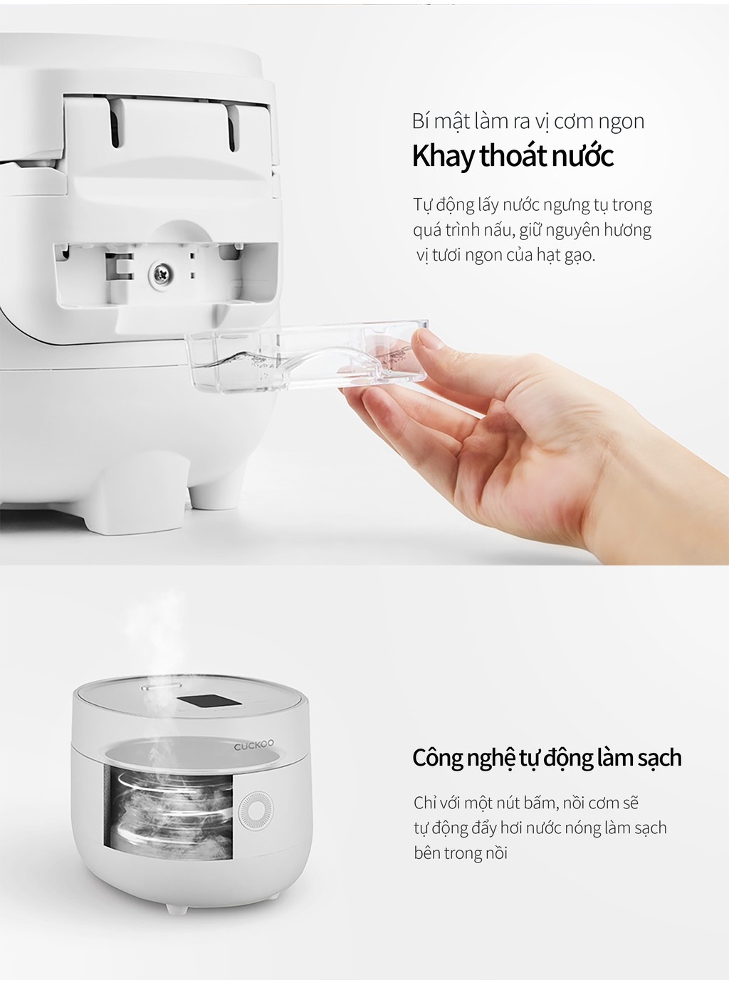 Mô tả Nồi cơm điện tử CUCKOO CR-0675F phiên bản quốc tế 1,08 lít- Lòng nồi chống dính - Hàng chính hãng - 10