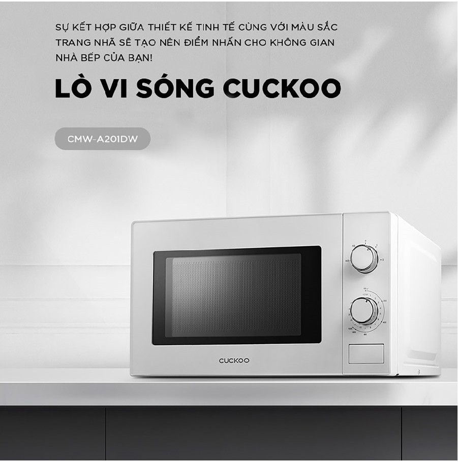 Mô tả Lò vi sóng Cuckoo 20 lít CMW-A201D - Hàng chính hãng - Chất lượng Hàn Quốc - 1
