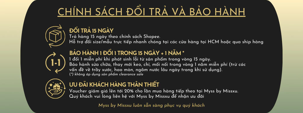 Chính sách đổi trả MYSS