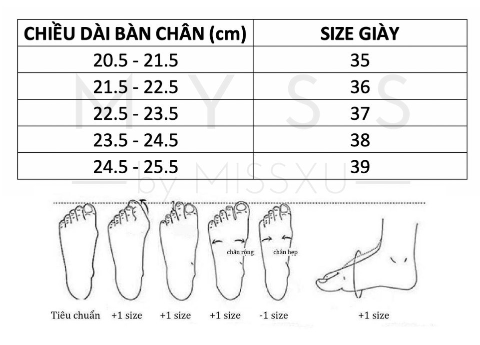 Mô tả Giày guốc nữ MYSS mũi nhọn 8cm da vân caro thời trang - SU81 - 3