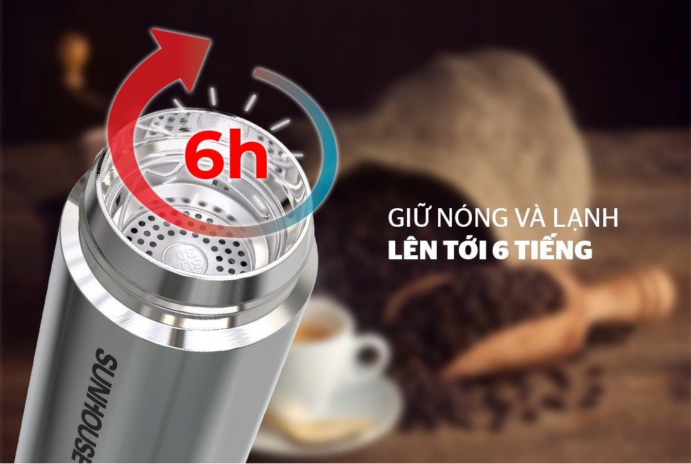 Mô tả Bình giữ nhiệt Inox 304 SUNHOUSE 450ml KS-TU450I - 3