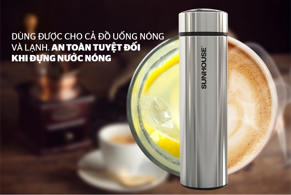 Mô tả Bình giữ nhiệt Inox 304 SUNHOUSE 450ml KS-TU450I - 4