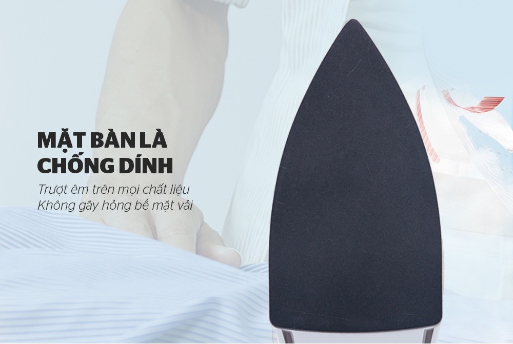 Mô tả Bàn ủi, bàn là khô SUNHOUSE SHD1072 - Thân nhựa chịu nhiệt - Đèn báo hoạt động - Bề mặt chống dính - Bảo hành 12 tháng - 4