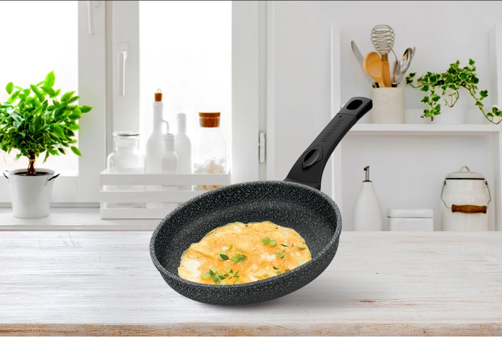 Mô tả Chảo Đá Chống Dính KHÔNG TỪ SUNHOUSE Size 24-30cm SBD 24-30 - 1