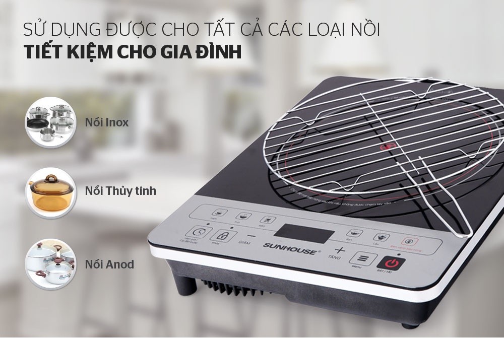Mô tả Bếp hồng ngoại cảm ứng SUNHOUSE SHD6005 - 5