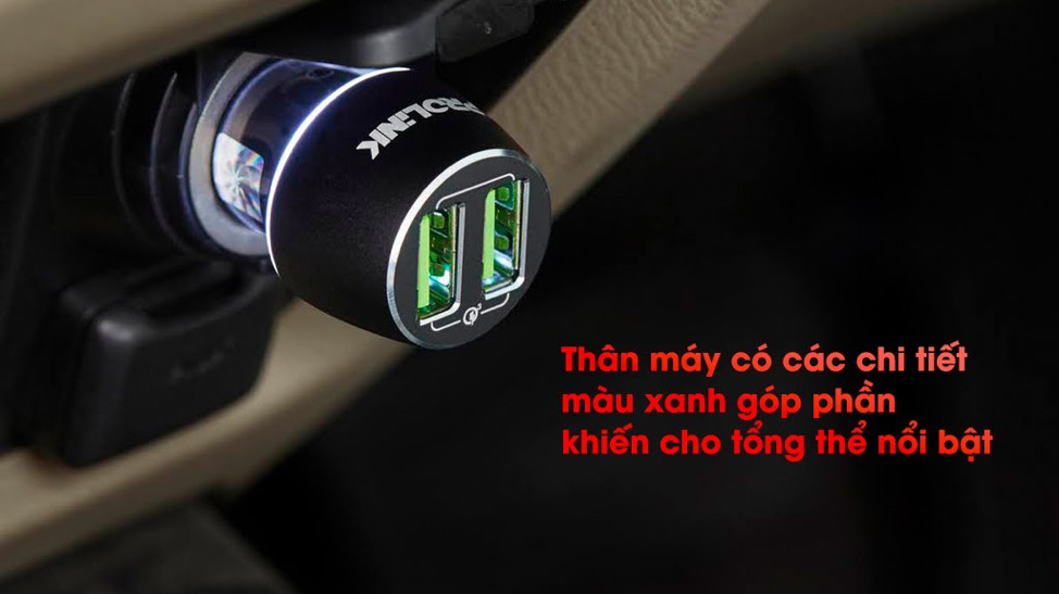 Mô tả Sạc Ô Tô nhiều cổng Prolink, Công Suất 33W - 42W, Sạc Nhanh - Chính hãng store. - 3