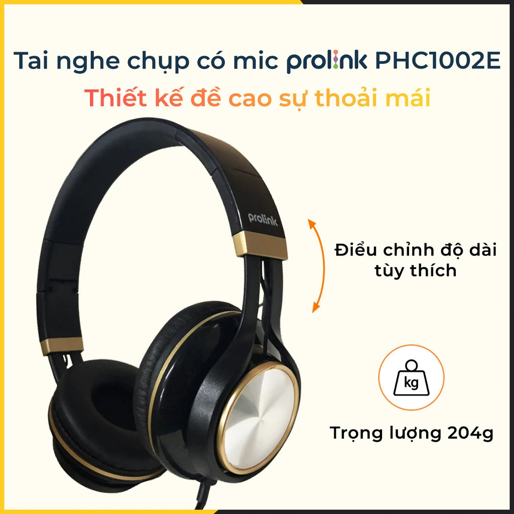 Mô tả Tai Nghe Có Dây Prolink PHC1002E - CHÍNH HÃNG STORE - 3