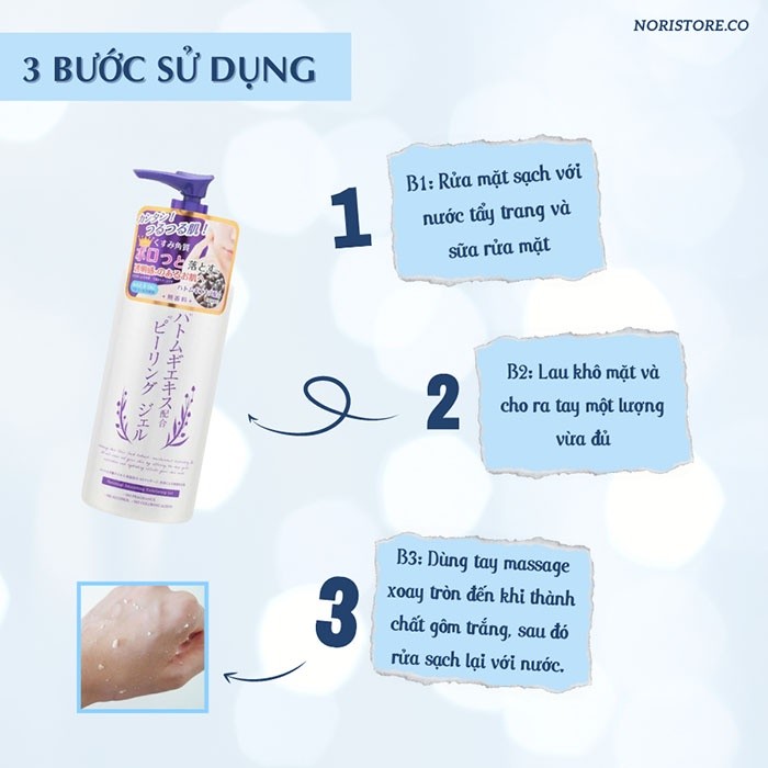 Mô tả Gel Tẩy Tế Bào Chết Hatomugi Nhật Bản (Chai 300g) - 2