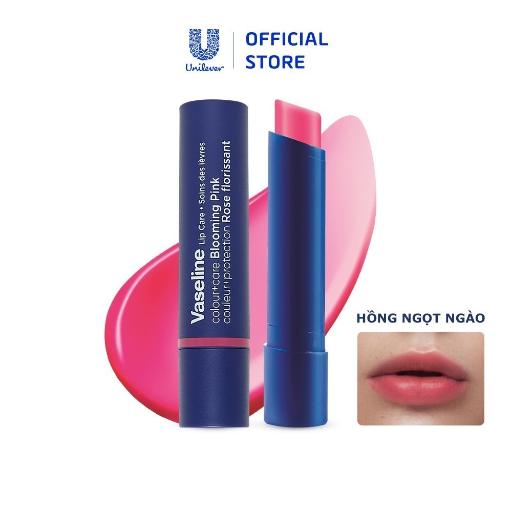 Mô tả Son dưỡng môi Vaseline Colour+Care 3g (Mellow Rose/Kissing Red/Blooming Pink) - 7