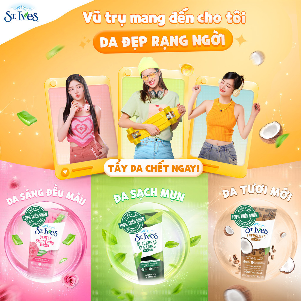 Mô tả Sữa rửa mặt tẩy tế bào da chết St.Ives 170g (tuỳ chọn mùi) - 4