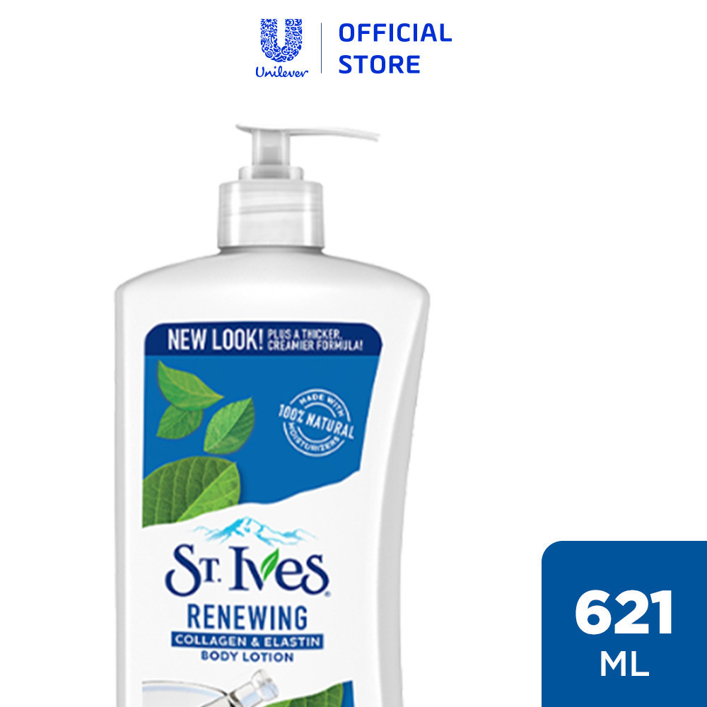Mô tả Sữa dưỡng thể toàn thân trẻ hóa da St.Ives Collagen 621ml - 1