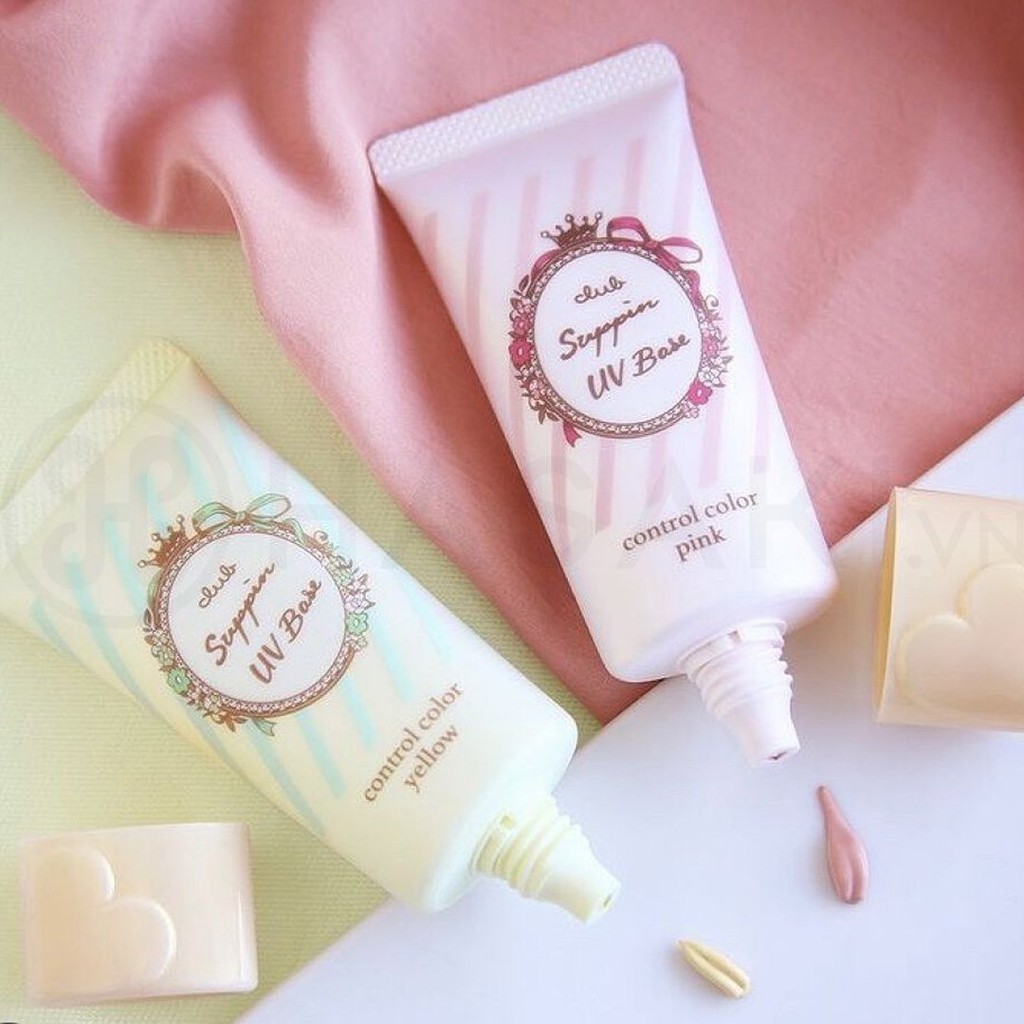 Mô tả Kem Lót Chống Nắng Nâng Tone Da Trắng Hồng Club Suppin Nhật Bản (30g) - 1