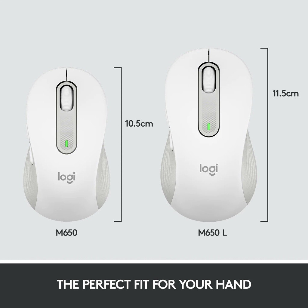 Mô tả Chuột không dây Logitech M650 / M650L Signature - Hàng chính hãng - BH 24 tháng - 2