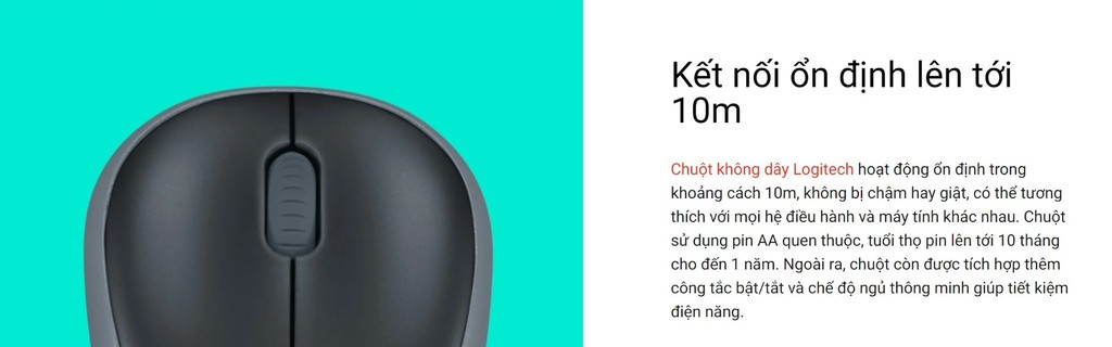 Mô tả Chuột không dây Logitech B175 - Chính hãng BH 12 tháng - 3