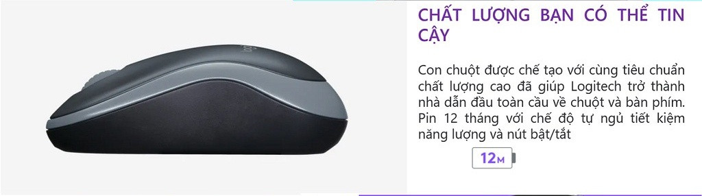 Mô tả Chuột không dây Logitech B175 - Chính hãng BH 12 tháng - 4