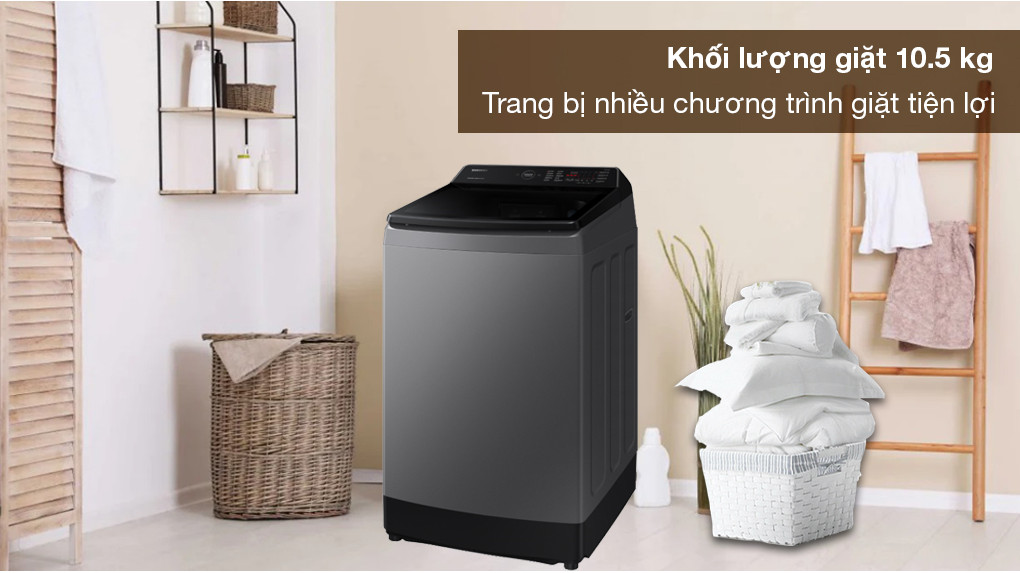 Máy giặt SAMSUNG WA10CG5745BDSV 10.5kg