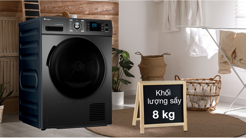 Máy sấy ngưng tụ Casper 8 kg TD – 80CGB | Shopee Việt Nam