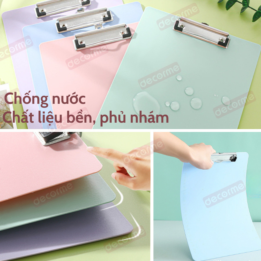 Bìa trình kí File kẹp tài liệu trình ký pastel Decorme Văn Phòng Cao ...