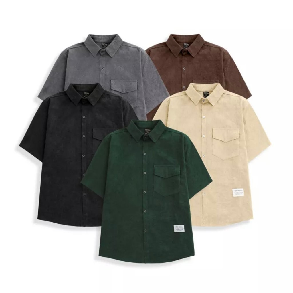 Áo Sơ Mi Nam Tay Ngắn Halley Cao Cấp Kiểu Dáng Form Rộng Unisex Basic Mặc Cực Đẹp A4