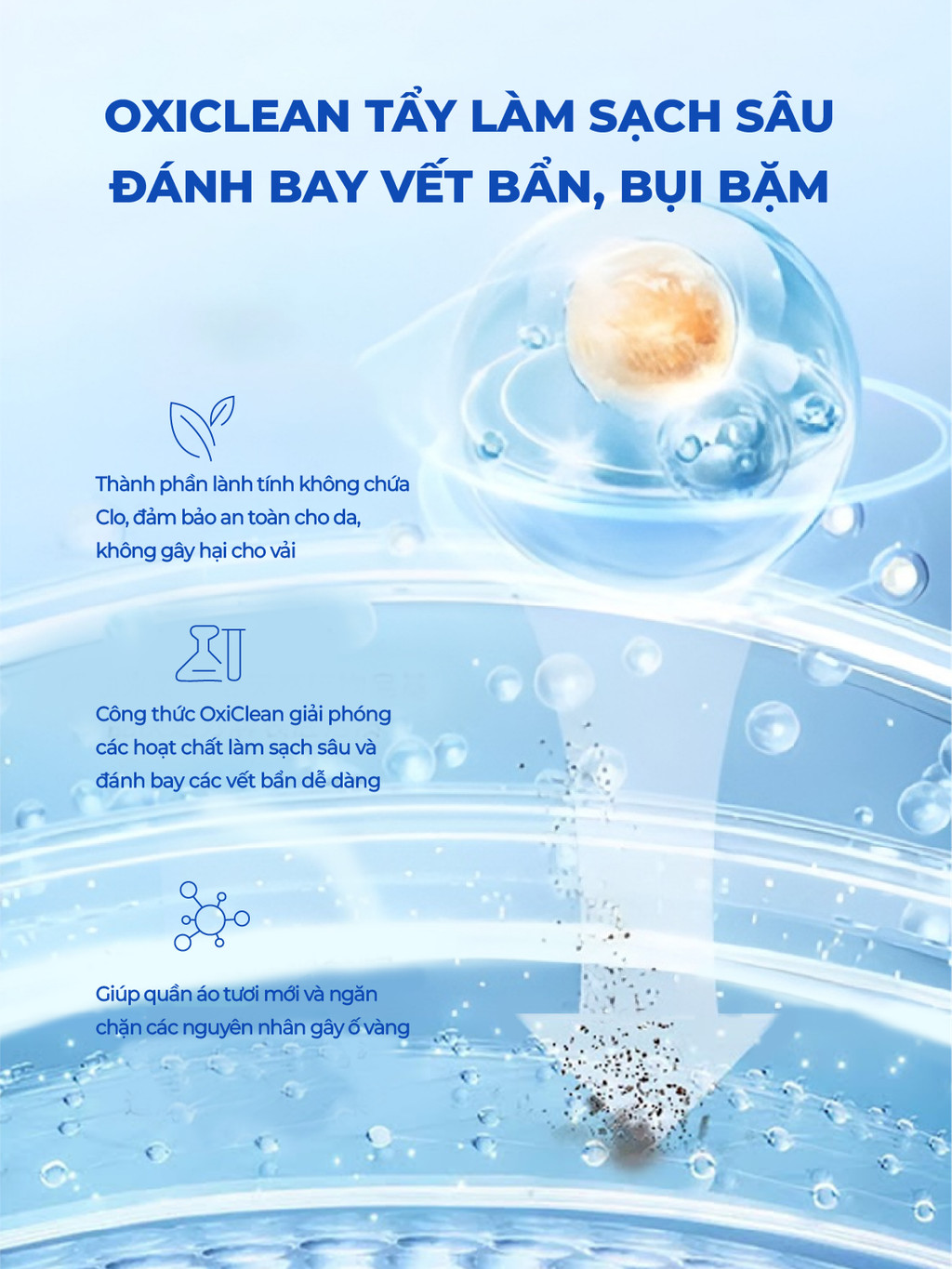 Mô tả Bột tẩy quần áo màu CleanZ 300g đánh bay vết bẩn, ố màu giúp làm sạch quần áo như mới - 6