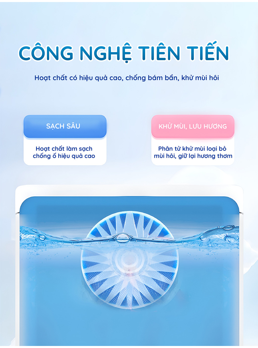 Mô tả Combo Viên sạch bồn cầu CleanZ thả bồn cầu sạch khuẩn tẩy mảng bám khử mùi diệt vi khuẩn toilet - 3