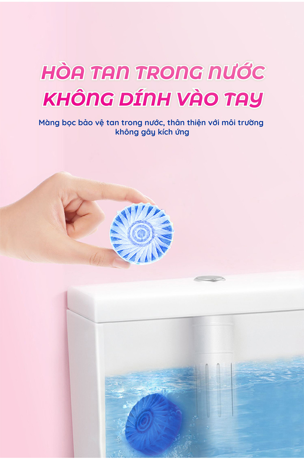 Mô tả Combo Viên sạch bồn cầu CleanZ thả bồn cầu sạch khuẩn tẩy mảng bám khử mùi diệt vi khuẩn toilet - 5