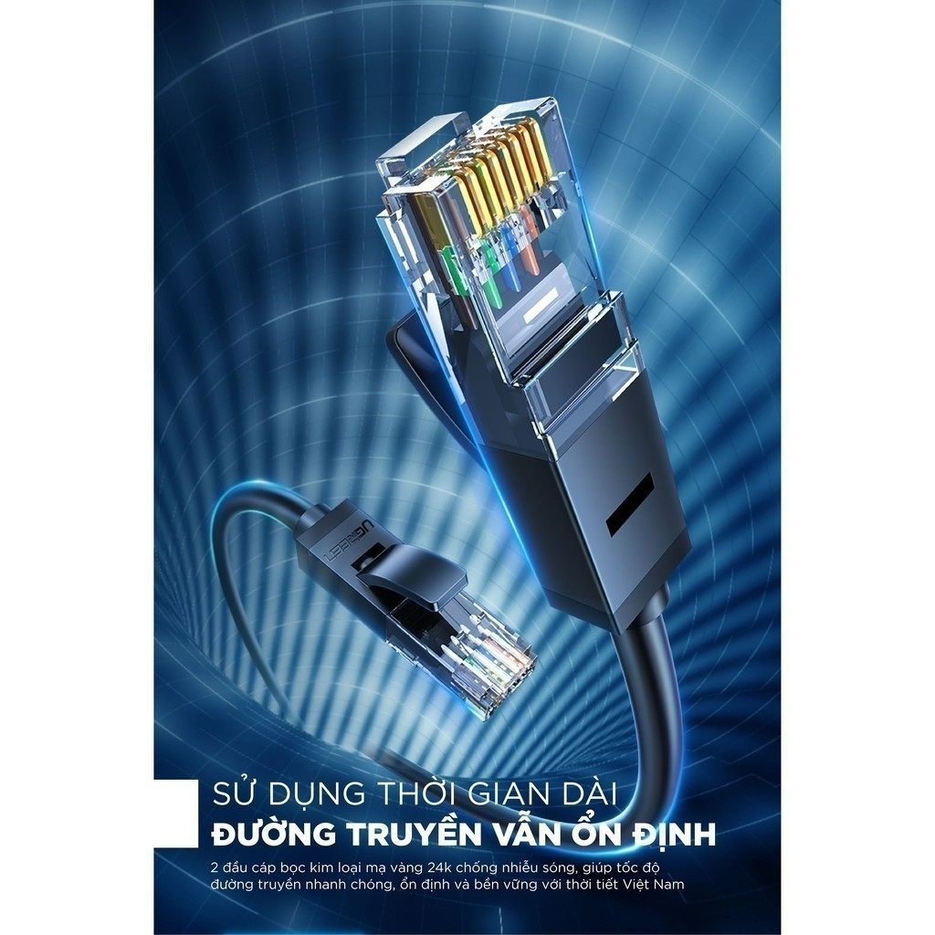Cáp mạng UGREEN NW102 | Mạng RJ45 | Dài từ 0.5m - 15m | Bảo hành 18 ...