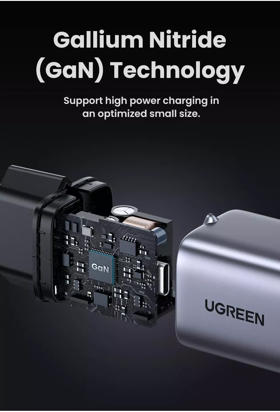 Công nghệ GaN củ sạc UGREEN