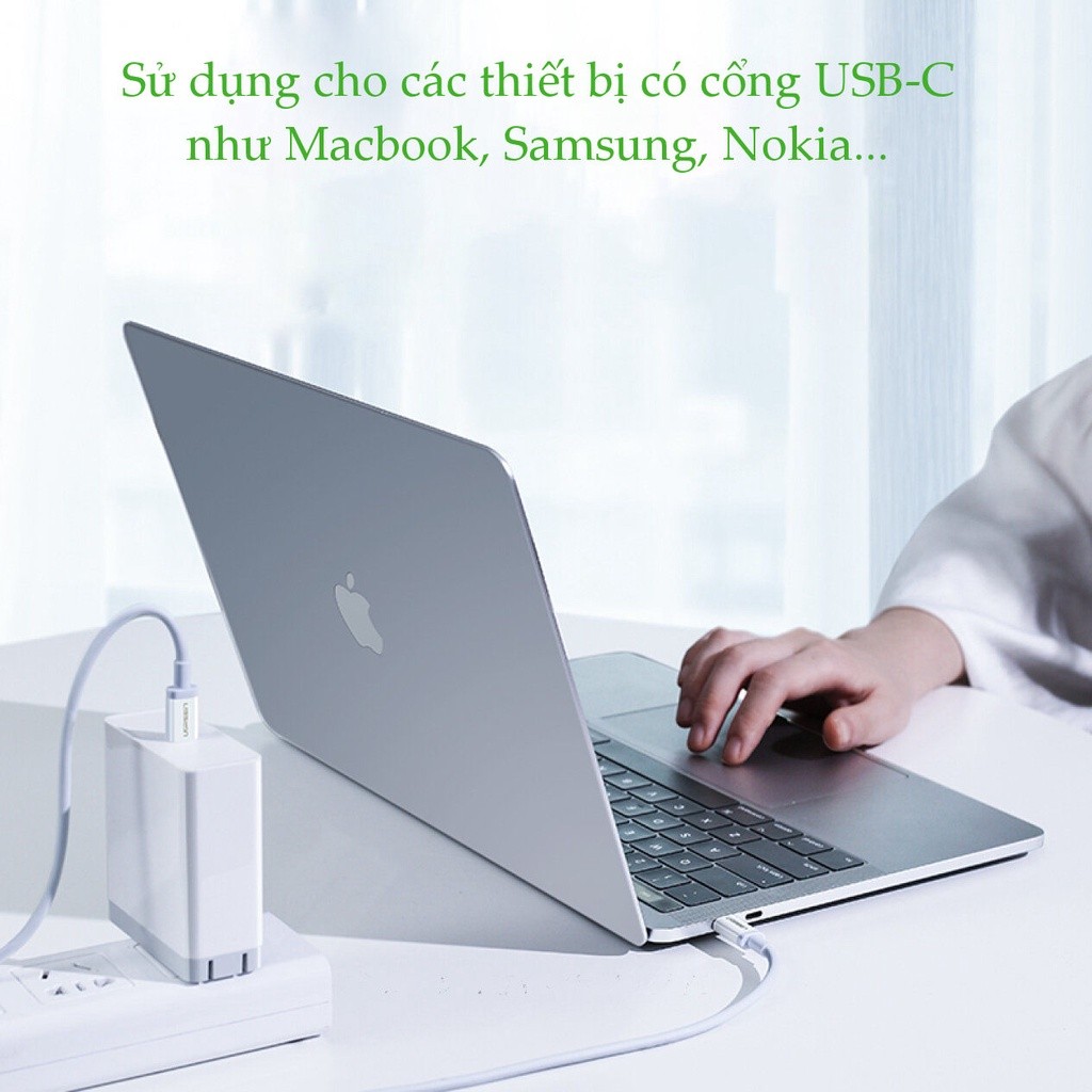 Mô tả Cáp sạc nhanh Type C UGREEN US264 | Sạc nhanh dòng 3A |Vỏ bện nylo|Đầu hợp kim tản nhiệt tốt | Bảo hành 18 tháng 1 đổi1 - 6