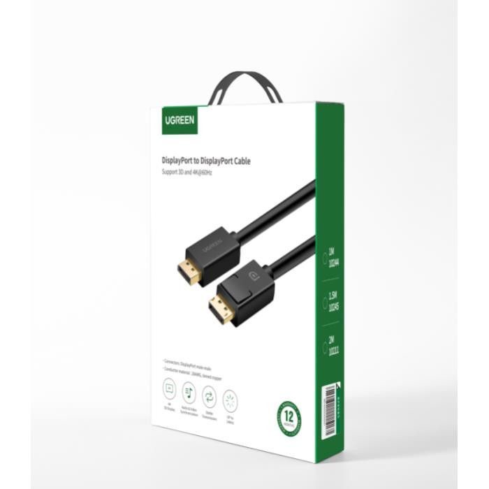 Thiết kế đầu cắm có nấc khóa UGREEN DP102