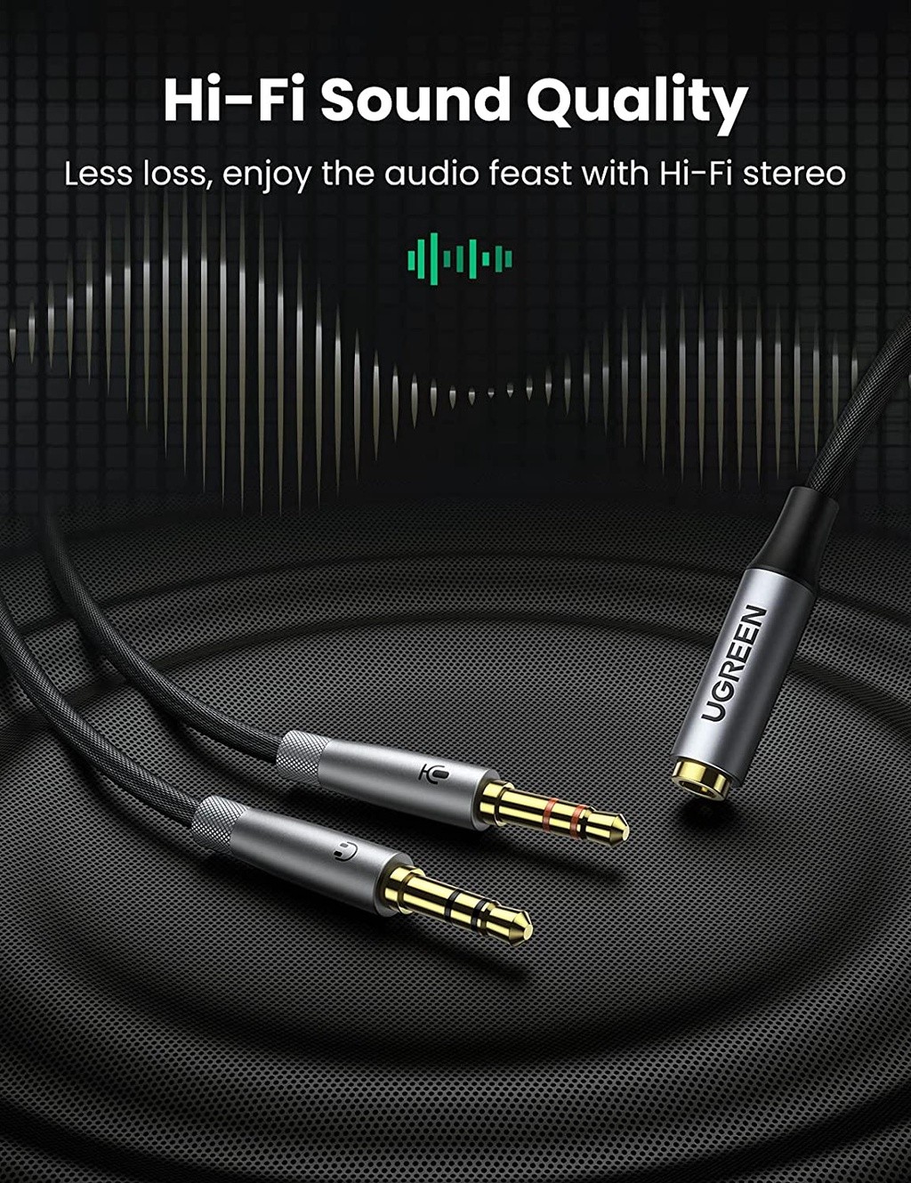 Dây Audio UGREEN AV140 các màu sắc