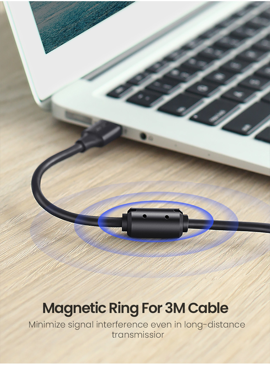 Mô tả Cáp sạc USB 2.0 sang mini USB UGREEN US132 | Hỗ trợ tốc độ 480Mbps | Đầu cáp mạ vàng | Bảo Hành 18 Tháng 1 Đổi 1 - 10